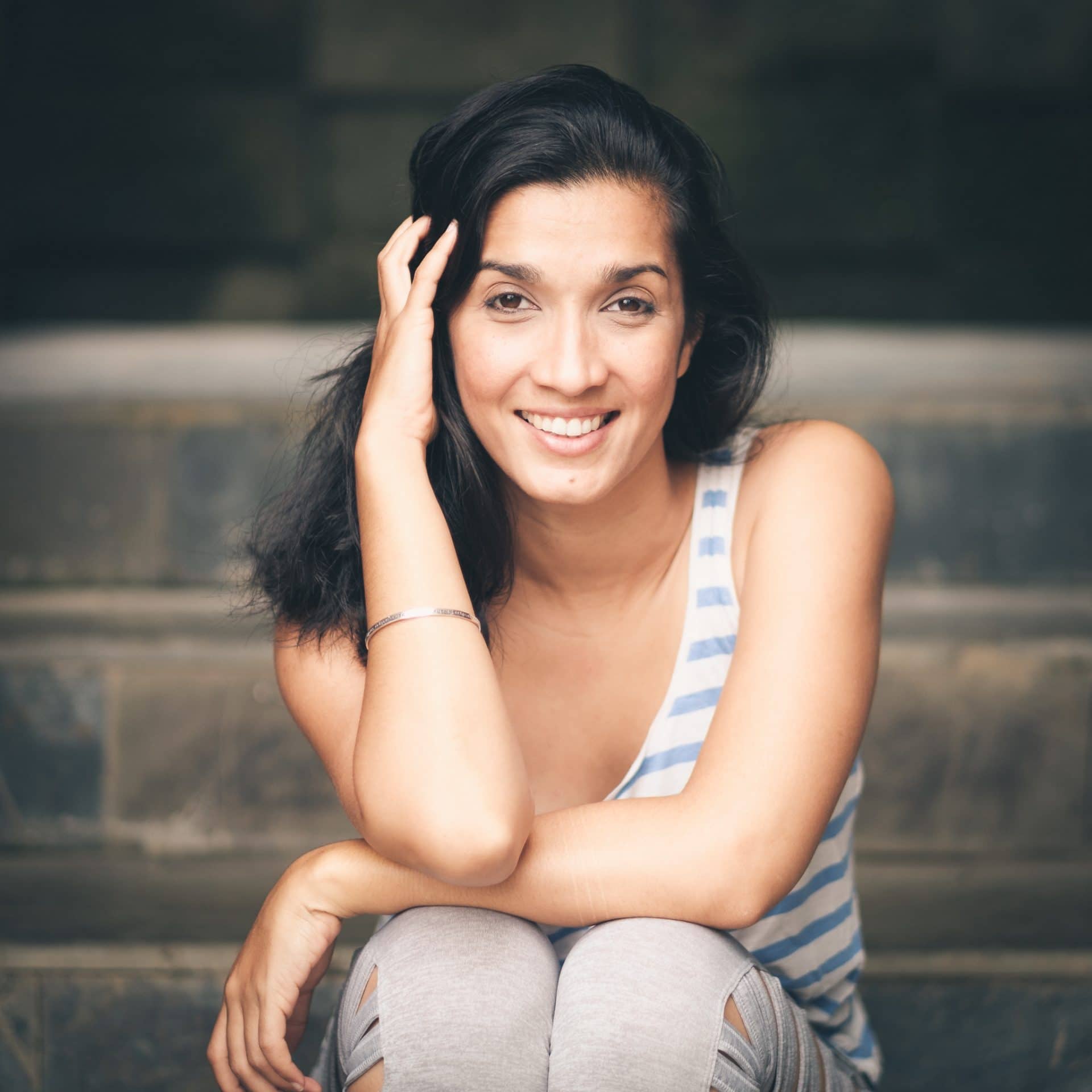 Sportrait of sheryl sharaswhaty Power of now oasis yoga teacher training